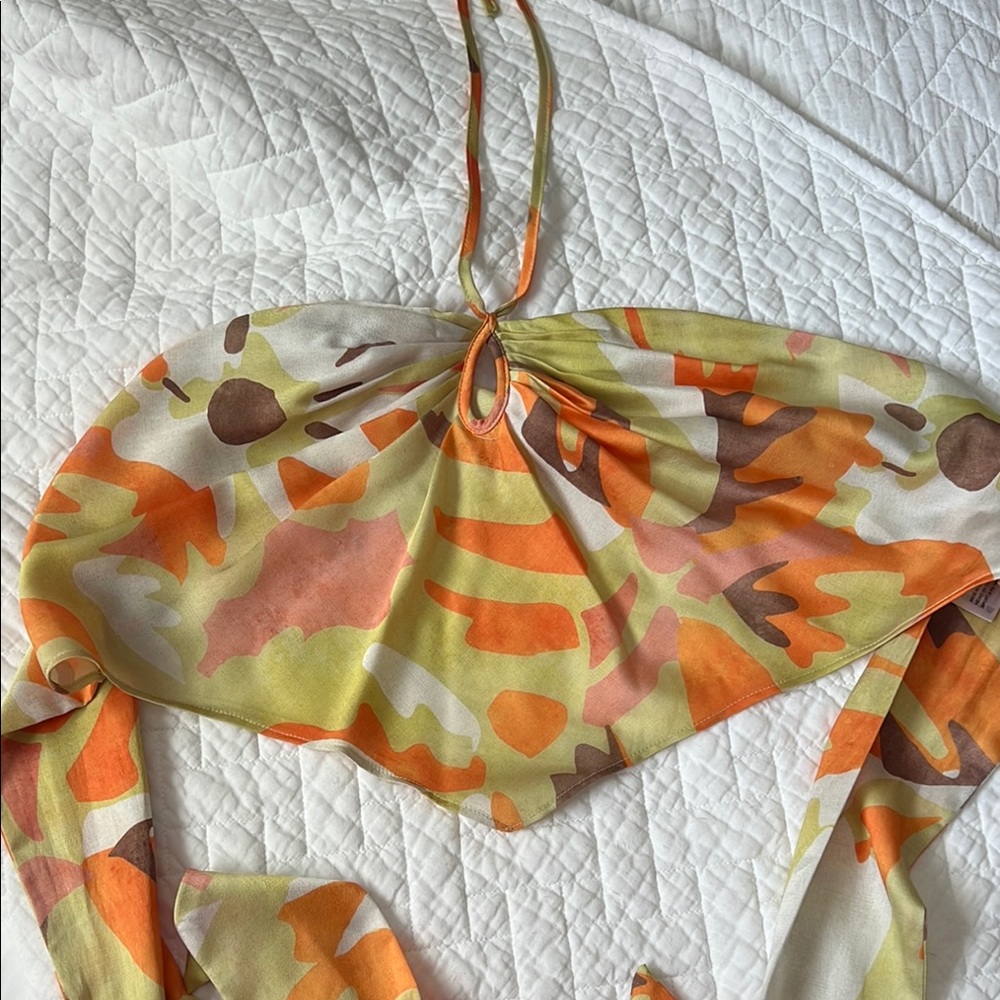 Colorful Halter Top